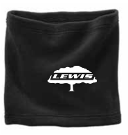 Neck Gaiter, Fleece, Black, LEWIS